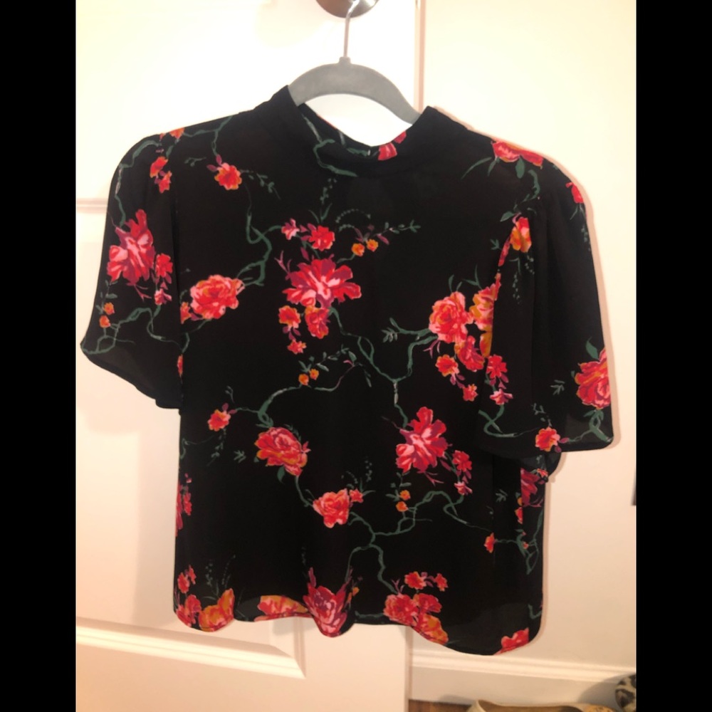 Flower dress shirt